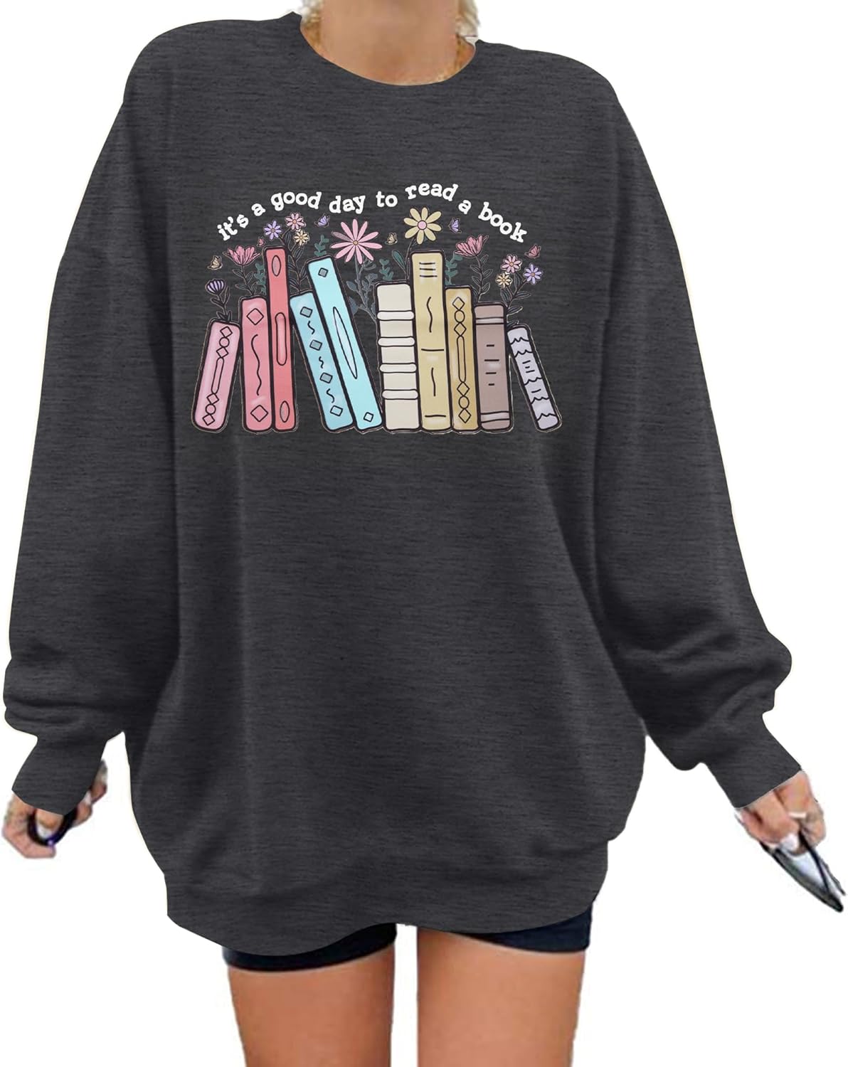 Good Day to Read Sweatshirt by ALLTB
