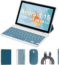 Android 15 Tablet 10 in 2-in-1 with Keyboard - Versatile Work & Media