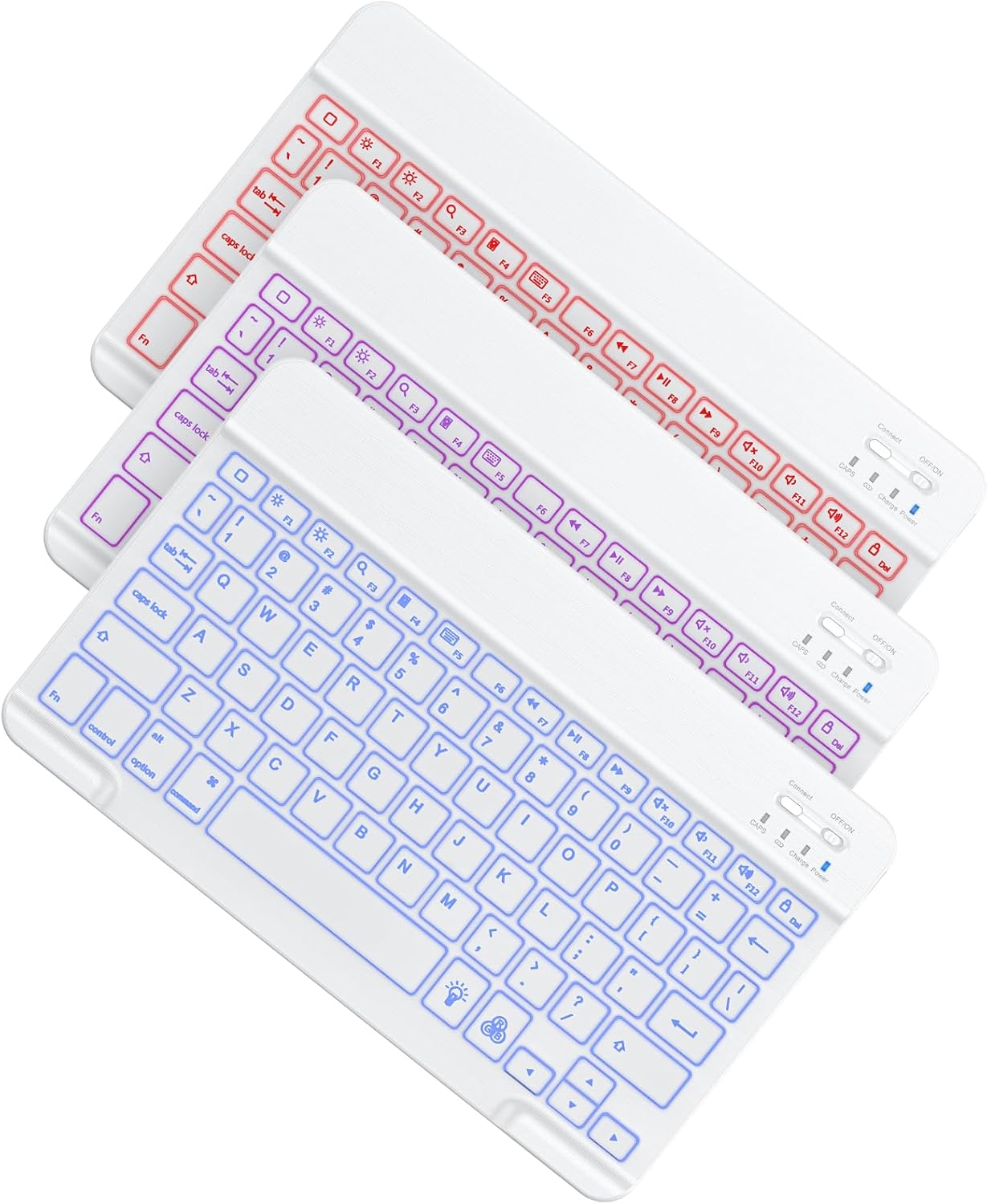 OMOTON Wireless iPad Keyboard with Illuminated LED