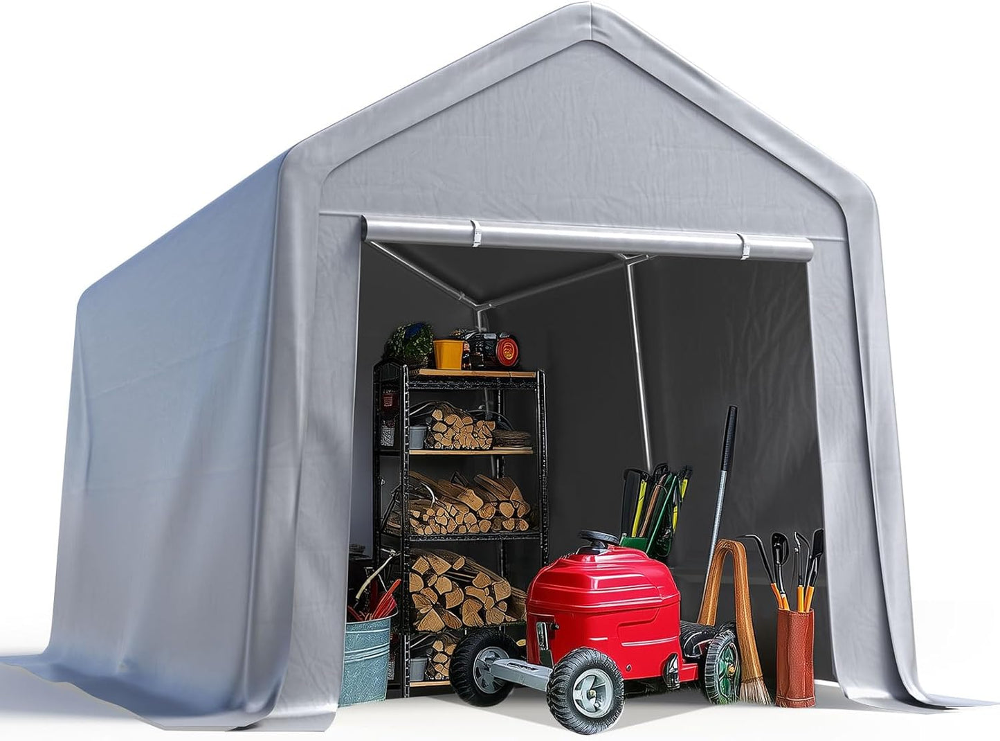 Quictent Heavy Duty 8x8FT Carport Shelter for Storage
