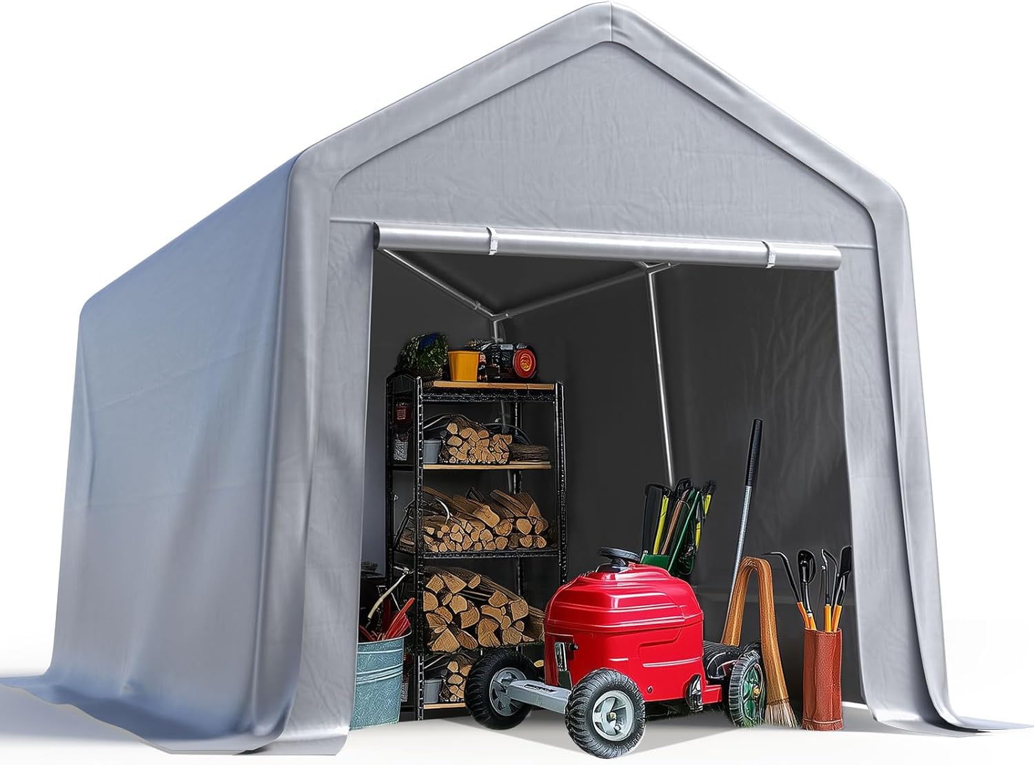 Quictent Heavy Duty 8x8FT Carport Shelter for Storage
