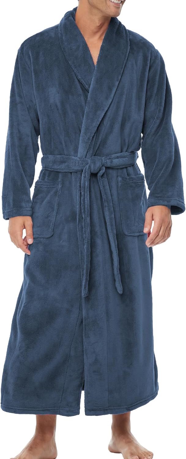 Long Mens Robe by Alexander Del Rossa - Full Length Comfort