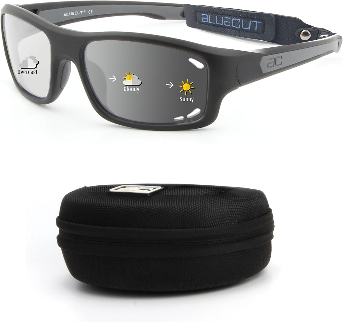 BLUE CUT Sports Protection Goggles with Photochromic Lenses