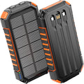 Solar Power Bank Portable Charger 27000mAh - Fast 15W PD