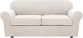 Stretch Sofa Slipcover 3 Piece for 2 Cushion Sofa - Thicker Jacquard