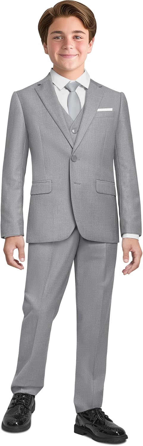 Boys Suit Set with Suspenders - 3 Versions for Every Occasion