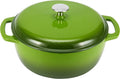 Enameled Cast Iron Dutch Oven 6-Quart - Heavy-Duty Heat Retention