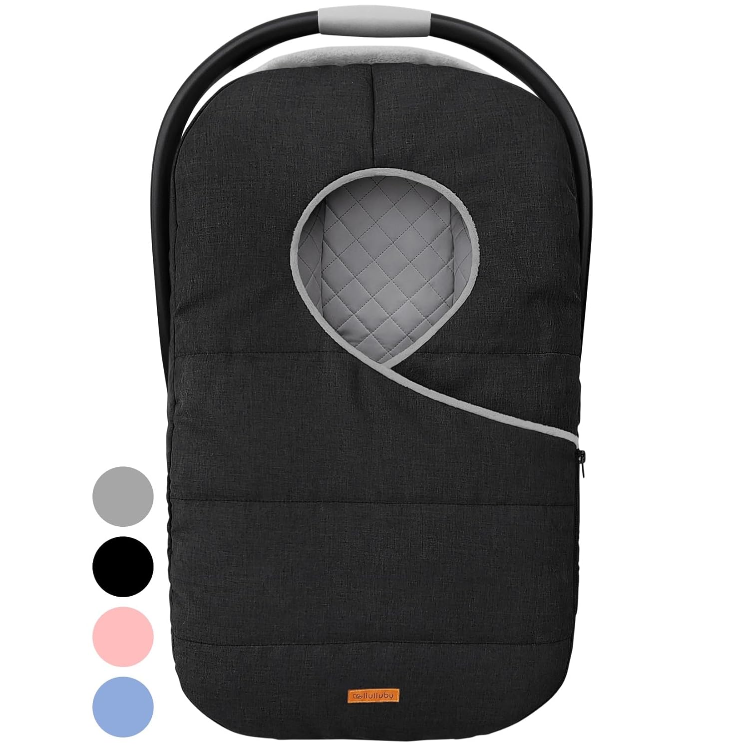 liuliuby Winter Carseat Covers for Baby - Warm Fleece Canopy
