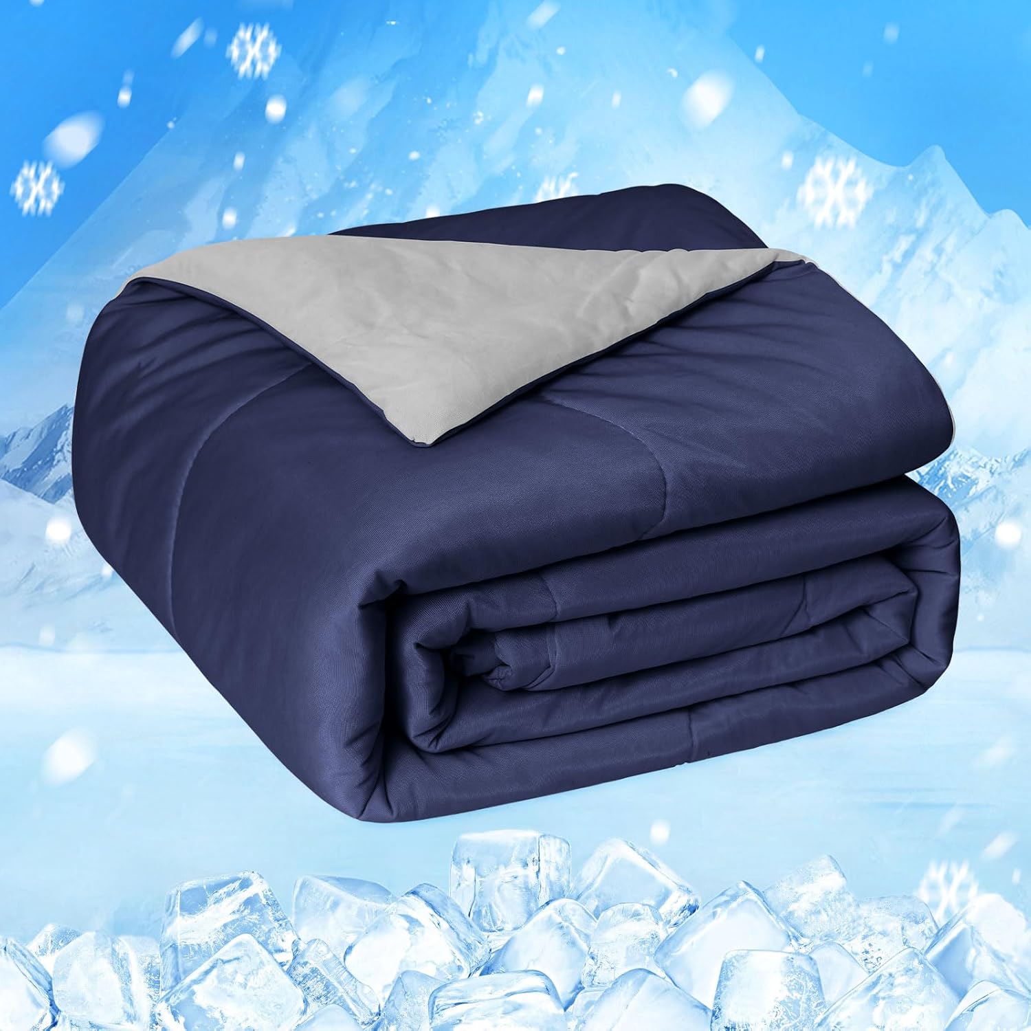 HOMFINE Cooling Comforter Queen Size for Hot Sleepers and Night Sweats