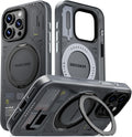 Case for iPhone 15 Pro Magnetic Grip with 360 Rotating Stand