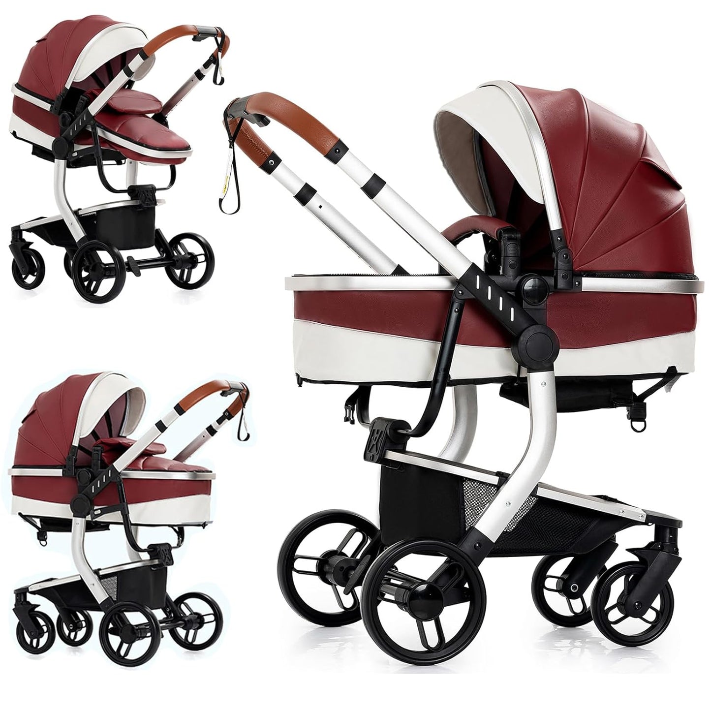 Versatile 2 in 1 Baby Stroller for Newborns and Toddlers