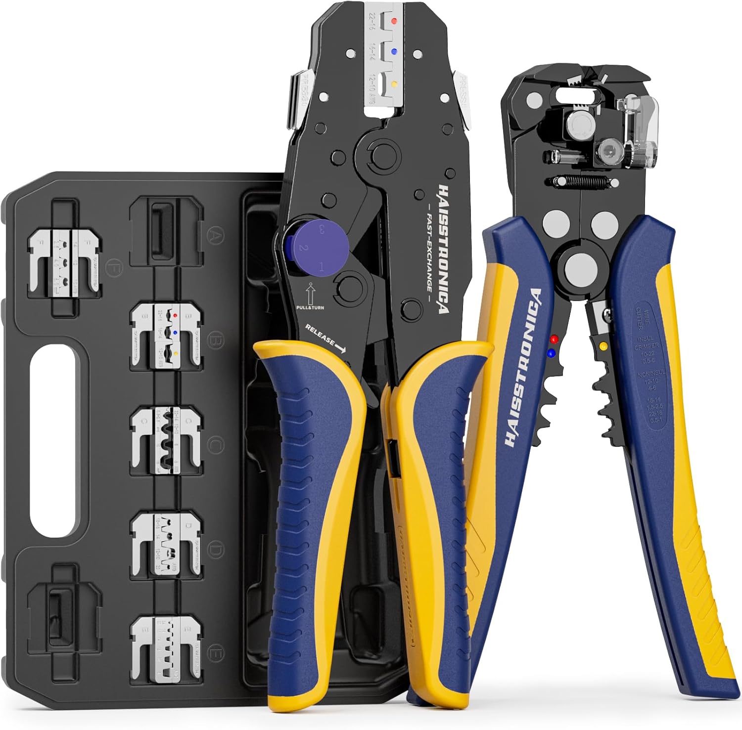 Haisstronica 8PCS Rapid Replace Ratchet Crimping Tool Set Review