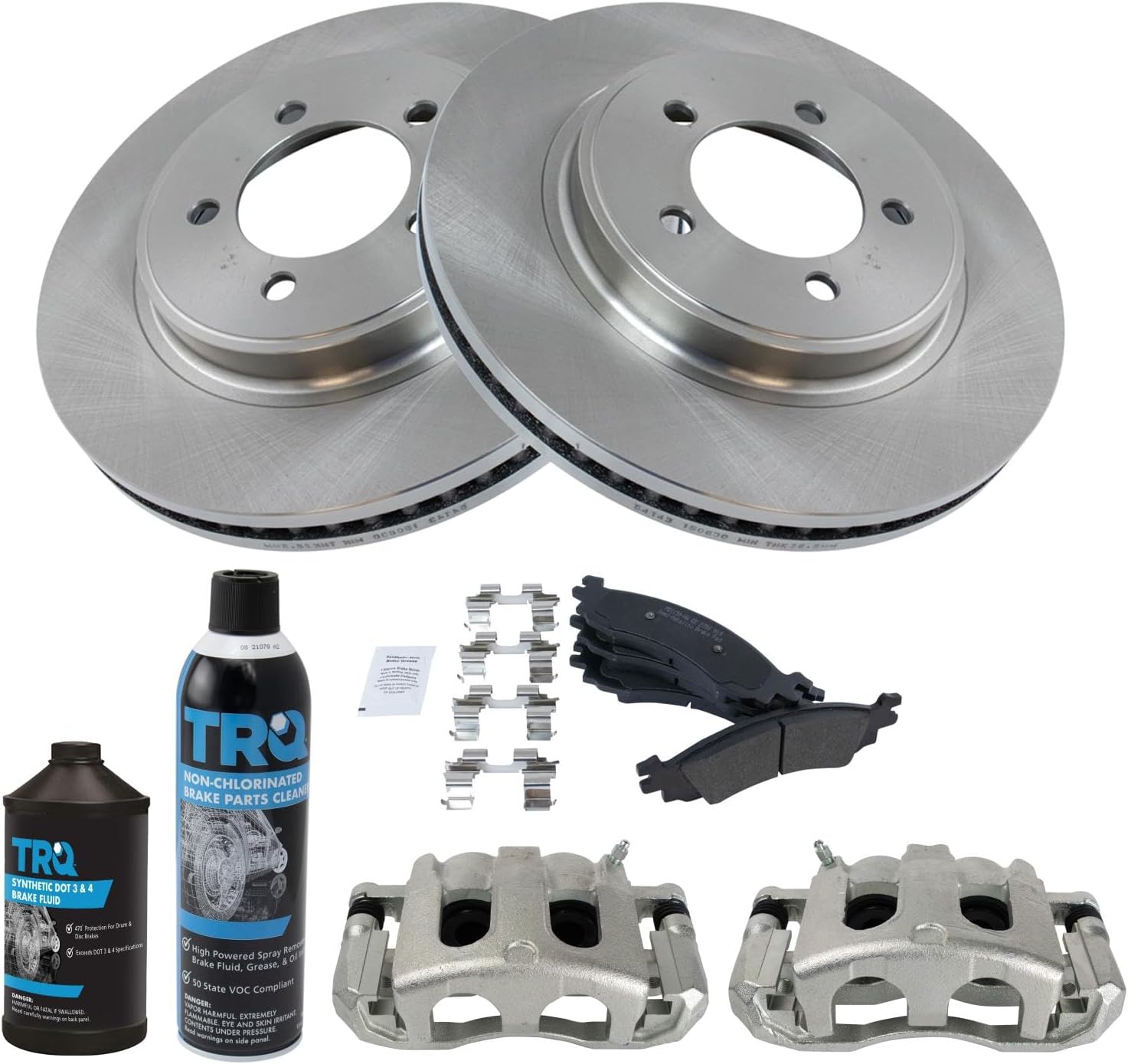 TRQ Front Brake Pad & Rotor Kit for 2006-2010 Ford Explorer
