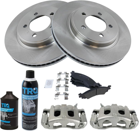 TRQ Front Brake Pad & Rotor Kit for 2006-2010 Ford Explorer