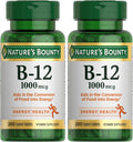 Vitamin B12 1000 mcg Supplements 200 Ct (Pack of 2) - Energy Support