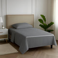 Carressa Linen Egyptian Cotton Twin Stripe Sheet Set - Cooling 600 TC