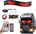 69.4 in x 7.6 in LED Devil Eyes Light Sign for Cars - Programmable Eye