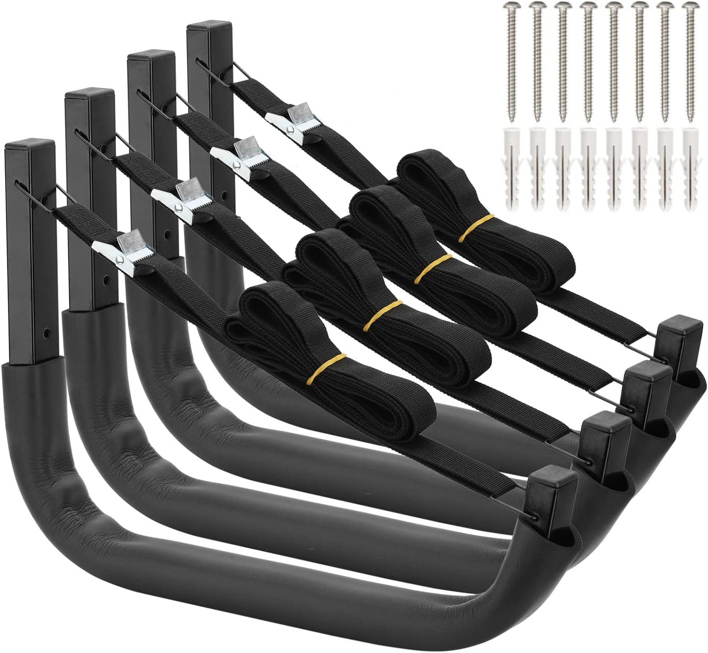 Space-Saving Kayak Wall Hooks for Easy Storage