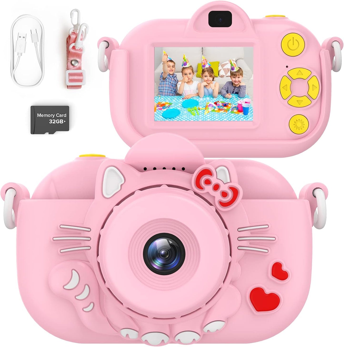 32MP Dual Lens Kids Camera - Capture Magical Moments!