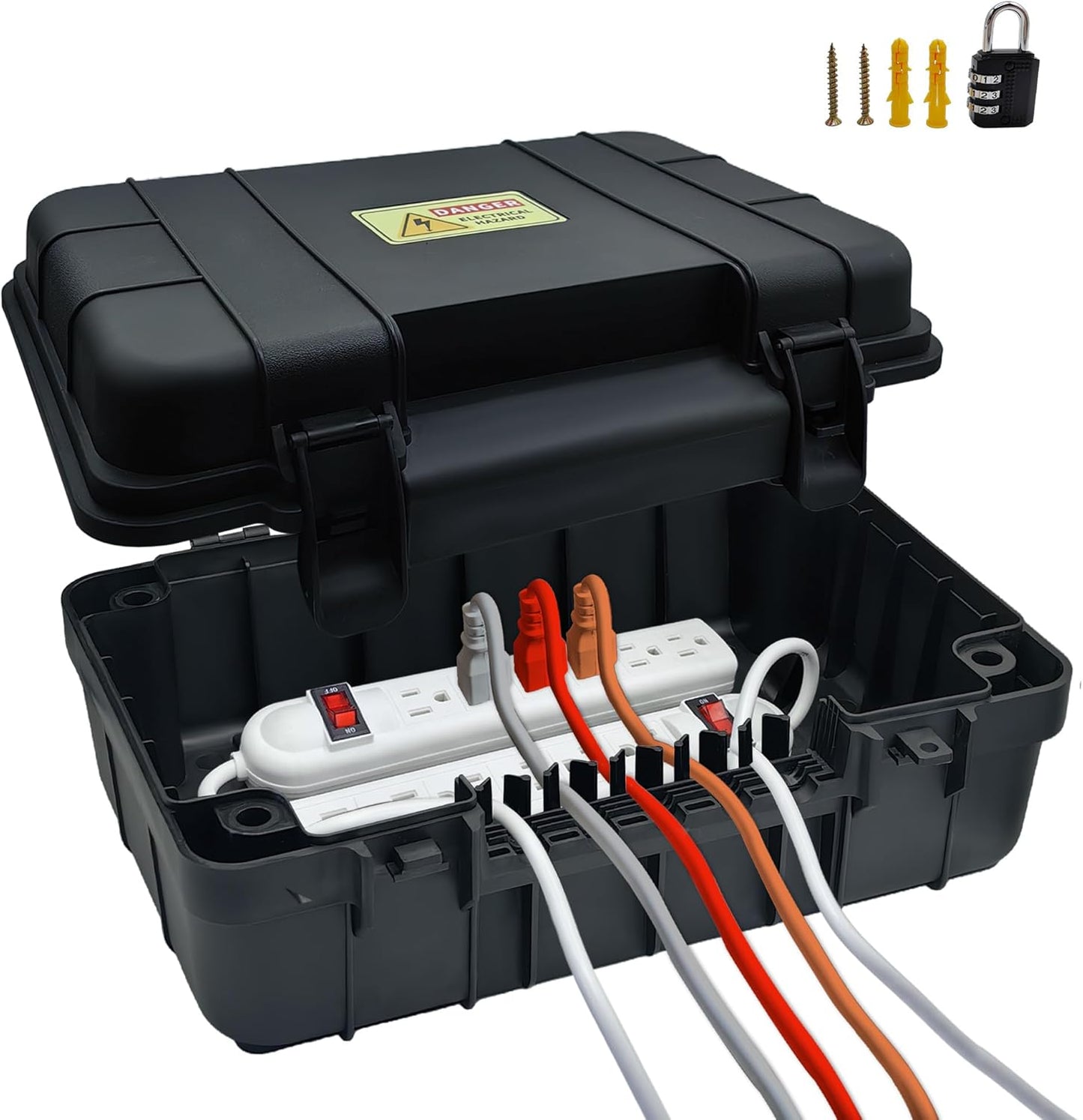 Paxboxtech Large Outdoor Electrical Box for Safe Power Storage