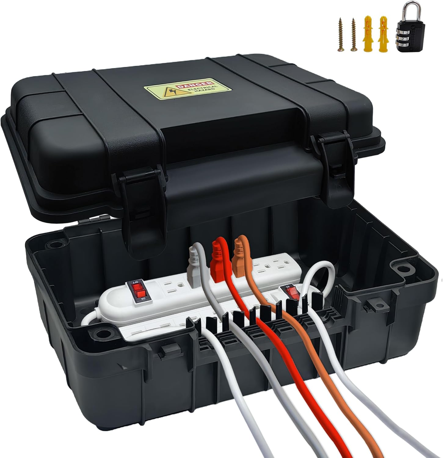 Paxboxtech Large Outdoor Electrical Box for Safe Power Storage