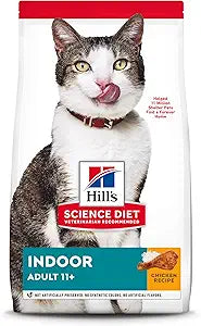 Hill's Science Diet Dry Cat Food for Indoor Senior Cats 7 lb