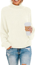 ZESICA Women's Turtleneck Oversized Chunky Knit Pullover Sweater