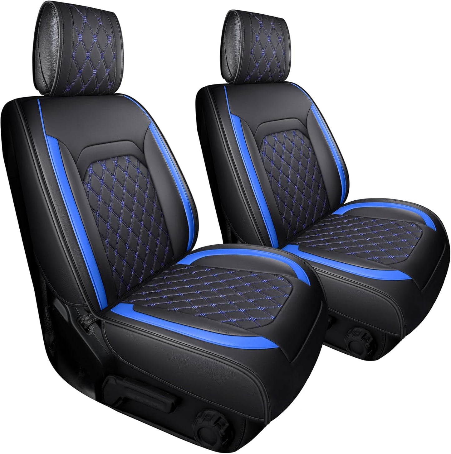 Custom Fit Jeep Wrangler JK JL Front Seat Covers Waterproof Leather