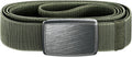 Groove Belt Low Profile Men's Dress Belt - Comfortable Magnetic Buckle