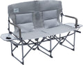 Oversized Double Portable Folding Directors Loveseat Chair - Compact