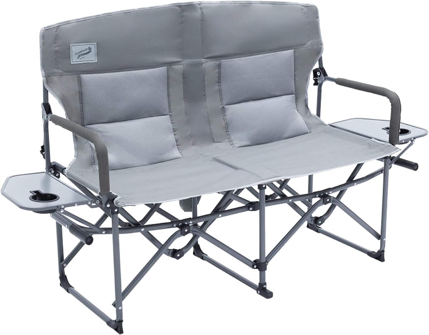 Oversized Double Portable Folding Directors Loveseat Chair