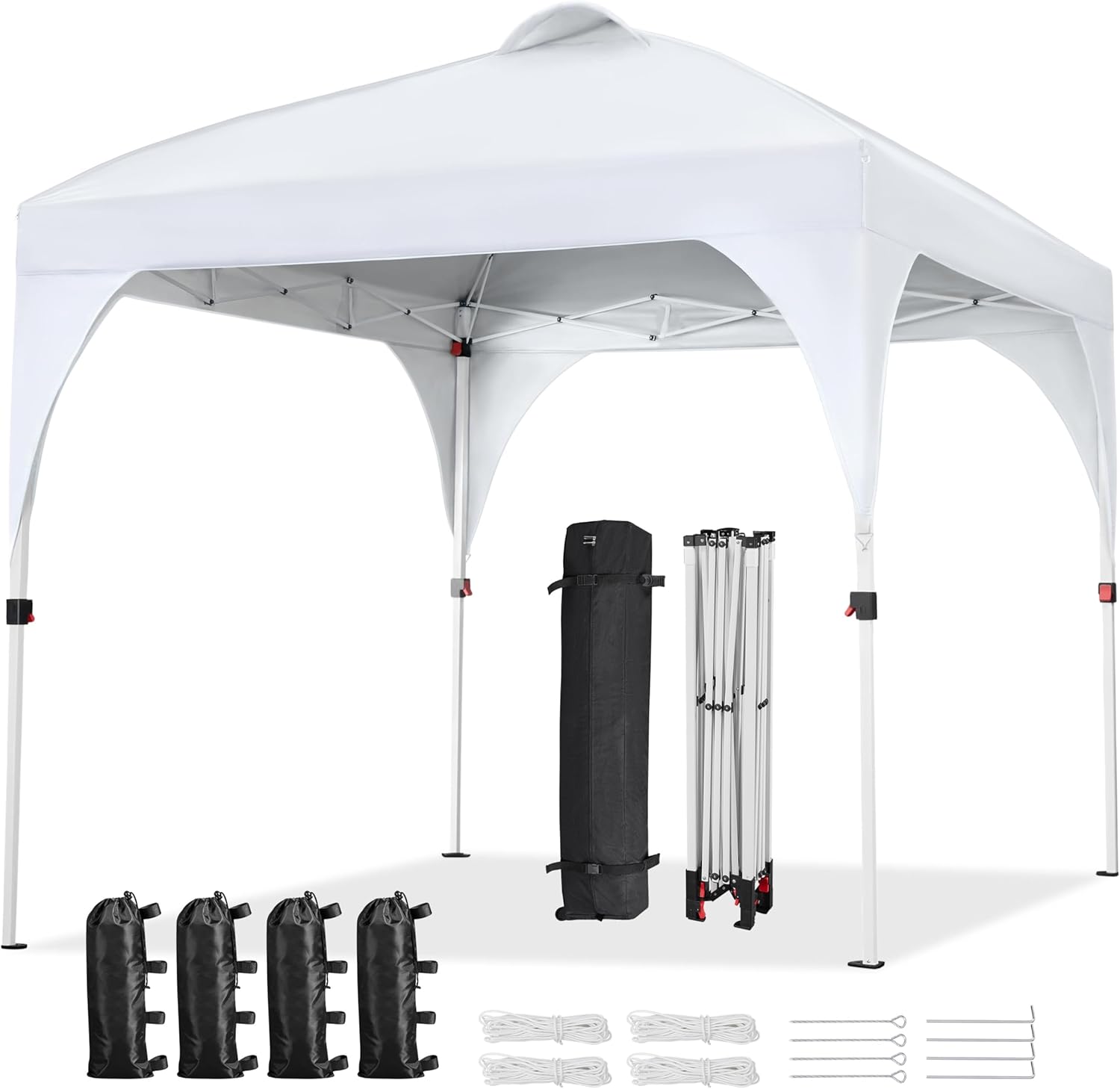 Yaheetech 8x8 Pop Up Canopy Tent for Outdoor Events and Parties