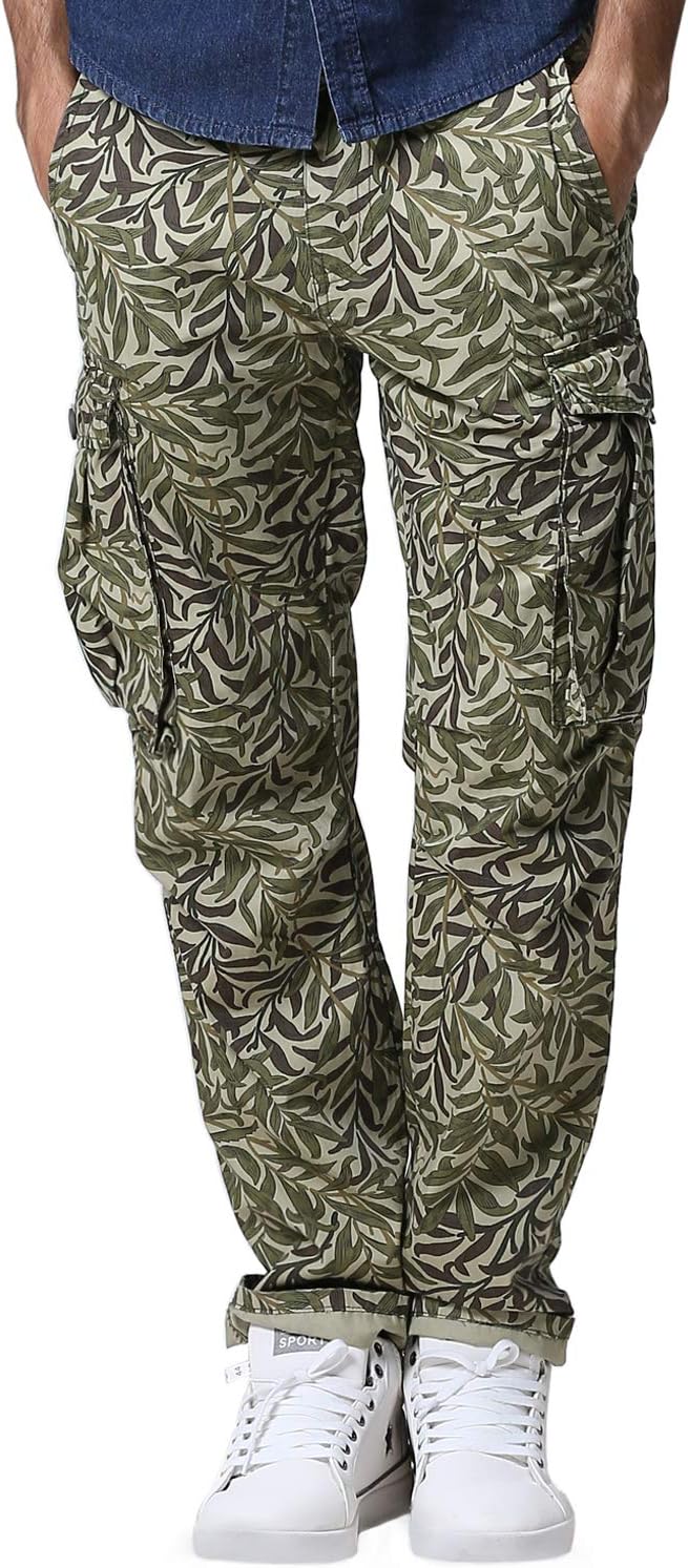 Match Men's Casual Wild Cargo Pants for Outdoor Work Wear