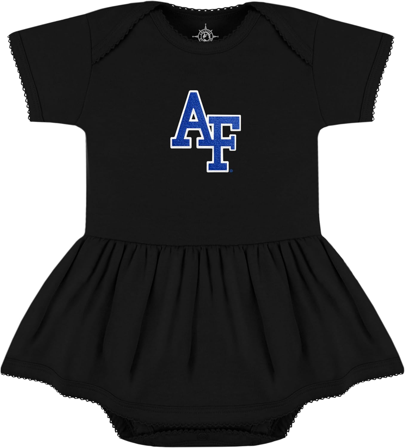 Creative Knitwear College Baby Picot Bodysuit Dress for Girls