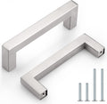 Probrico Square Kitchen Cabinet Handles 3-3/4 Hole Centers - Sleek