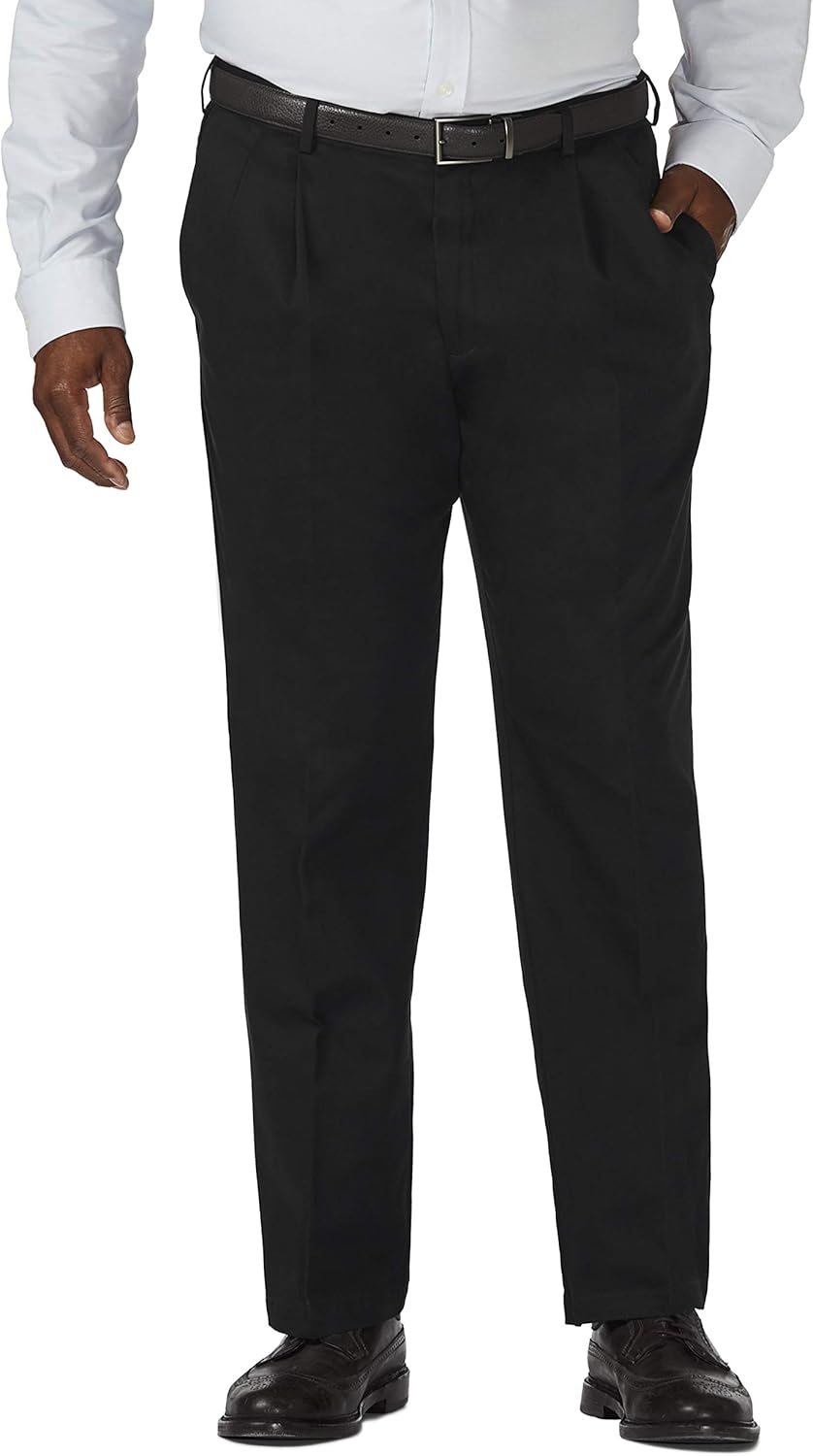 Haggar Men's Work to Weekend Classic Fit Pleat Pants Review