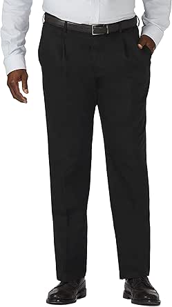 Haggar Men's Work to Weekend Classic Fit Pleat Pants Review