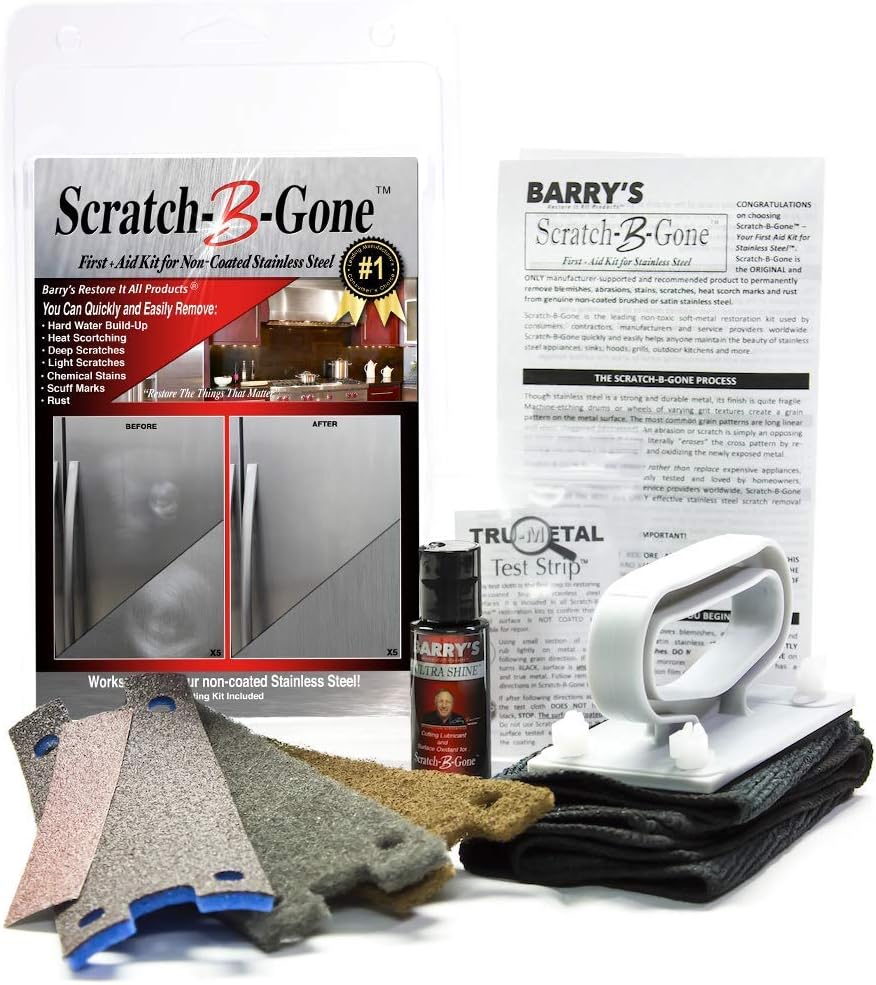 Scratch-B-Gone Homeowner Kit for Non-Coated Stainless Steel