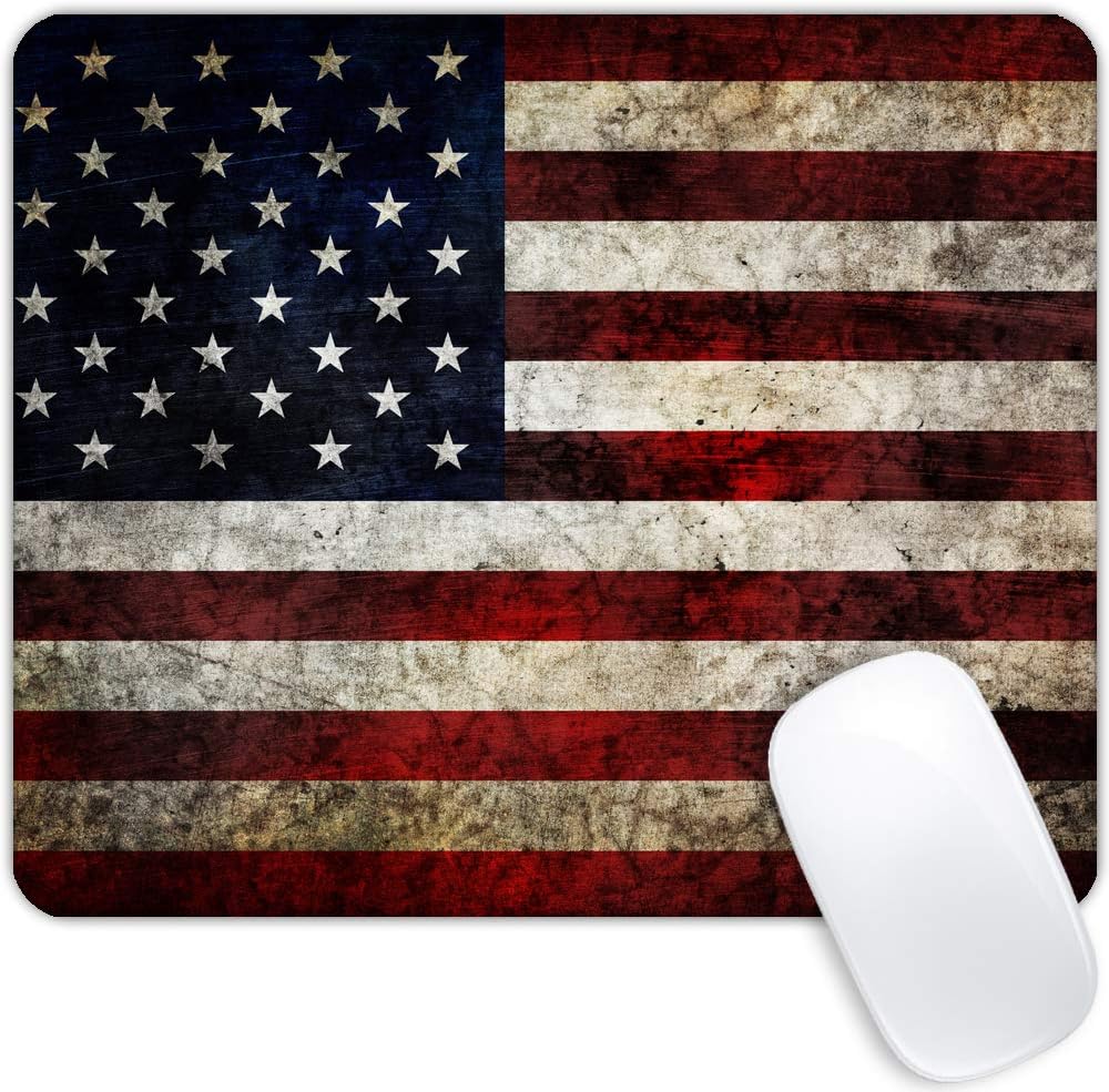 USA Flag Non-Slip Mousepad by Goodsprout