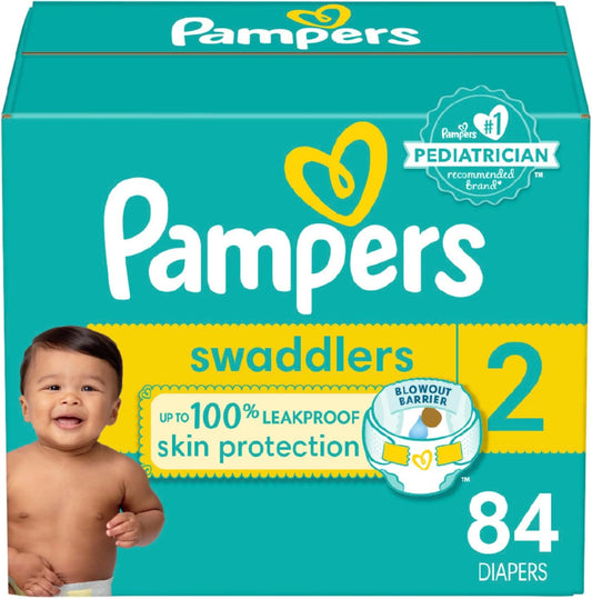 Pampers Swaddlers Size 2 - 84 Count - Ultra Absorbent