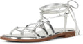 The Drop Women's Haven Lace Up Gladiator Sandal - Versatile Flat