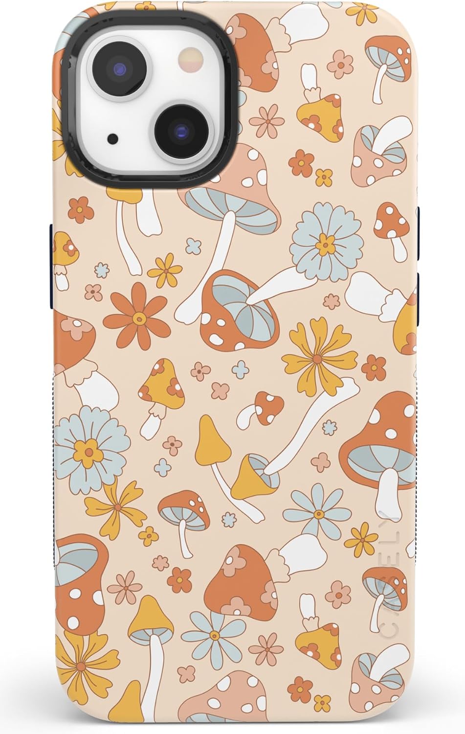 Casely iPhone 14 Case - Bold Protective Design with Mushroom Magic