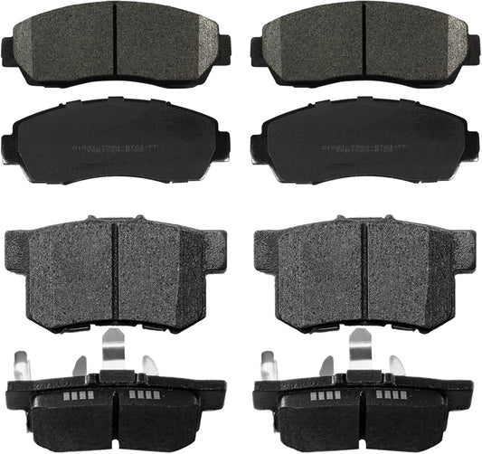 SIPAUTEC Front & Rear Ceramic Brake Pads for Honda CR-V Models