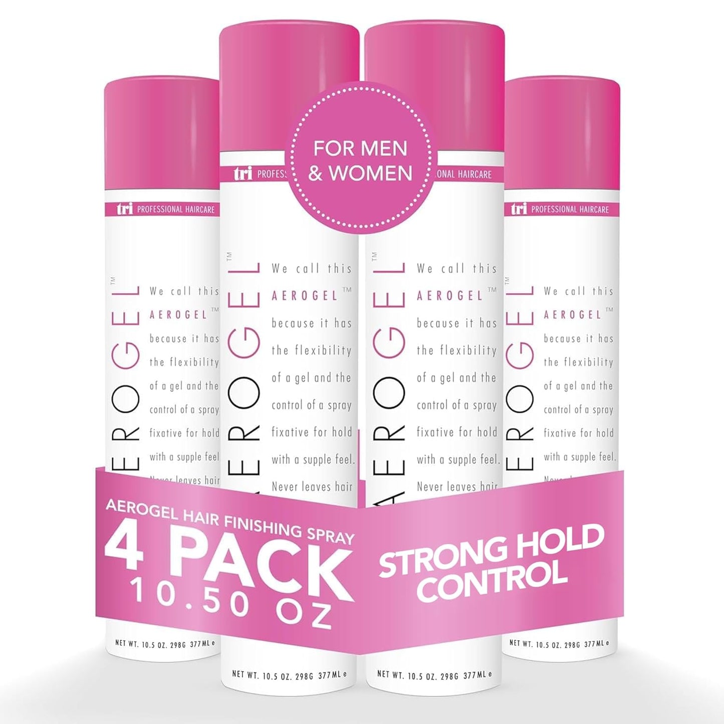 TRIDESIGN Aerogel Hairspray for Strong Hold and Volume Control