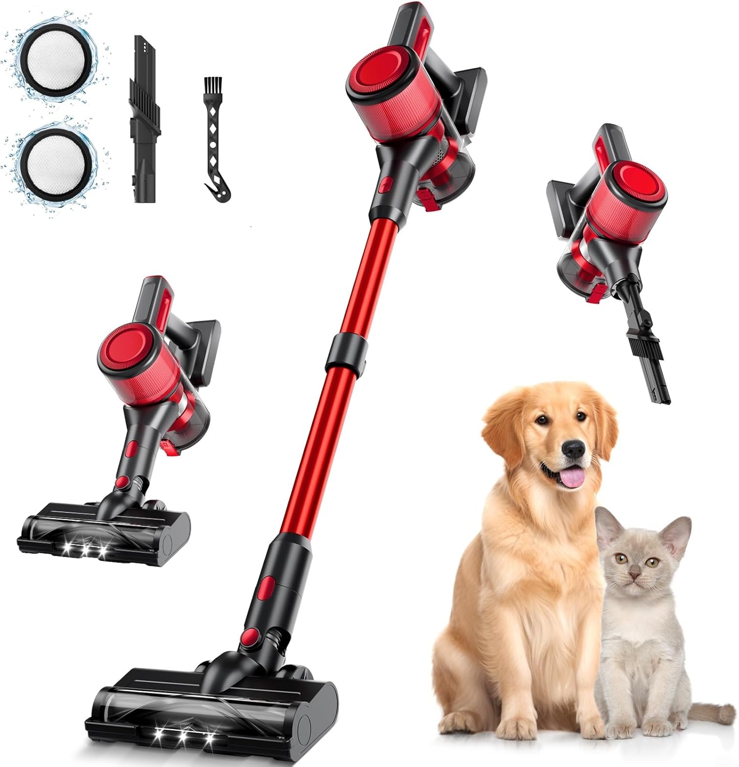 Cordless Vacuum Cleaner for Home with 45Mins Runtime Power