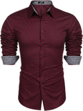 COOFANDY Men's Business Dress Shirt for Stylish Casual Wear