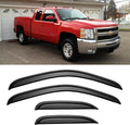 Window Rain Guards for 2007-2013 Chevy Silverado & GMC Sierra