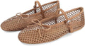 Women's Mary Jane Mesh Flats - Chic and Comfortable Footwear