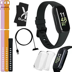 Fitbit Inspire 3 Fitness Tracker Bundle for Active Lifestyles