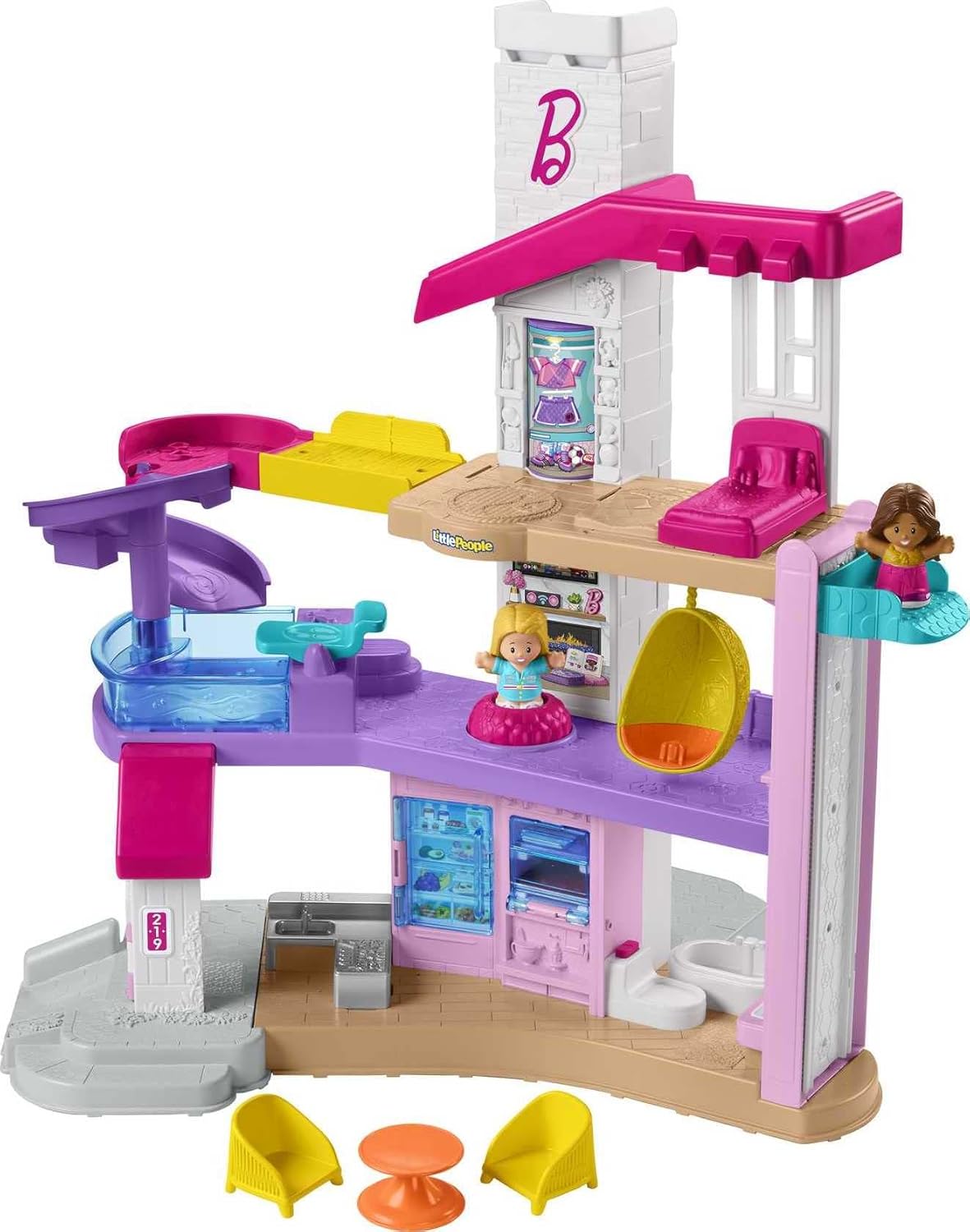 Fisher-Price Little People Toddler Toy DreamHouse Playset Fun